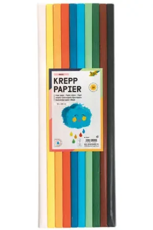 Uitverkoop Folia crepepapier – basic kleuren