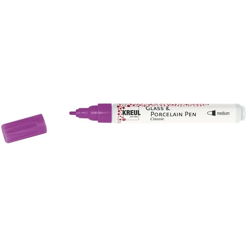 Kreul Glass & Porcelain pen classic – medium paars Lage Prijs