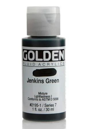Merkproduct Golden fluid acrylics 30ml – S7 – 2195 jenkins green