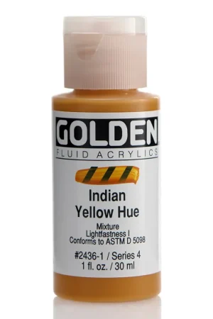 Lage Prijs Golden fluid acrylics 30ml – S4 – 2436 indian yellow hue