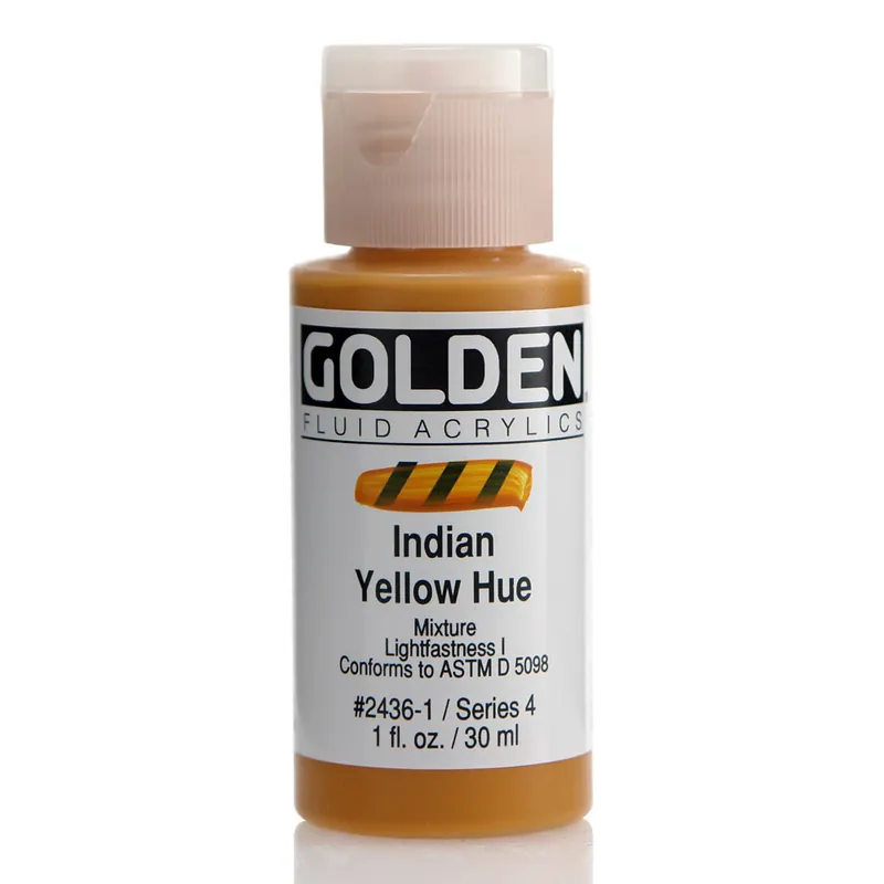 Lage Prijs Golden fluid acrylics 30ml – S4 – 2436 indian yellow hue