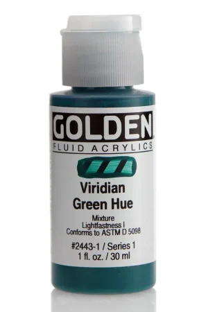 Gratis Verzending Golden fluid acrylics 30ml – S1 – 2443 viridian green hue