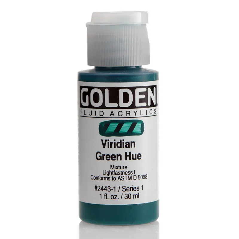 Gratis Verzending Golden fluid acrylics 30ml – S1 – 2443 viridian green hue
