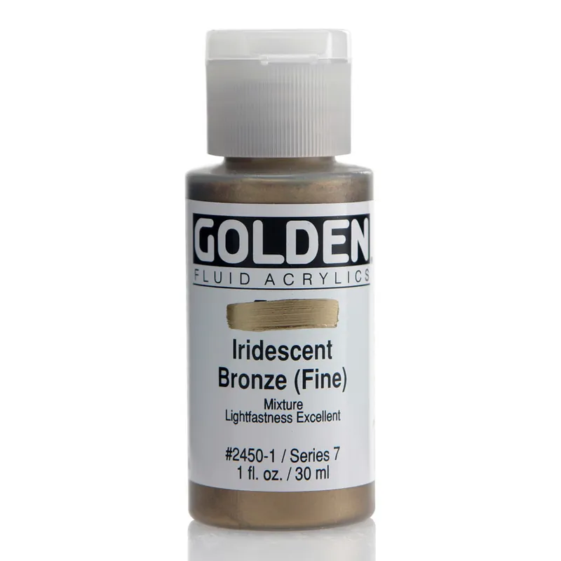 Direct Verzonden Golden fluid acrylics 30ml – S7 – 2450 iridescent bronze (fine)