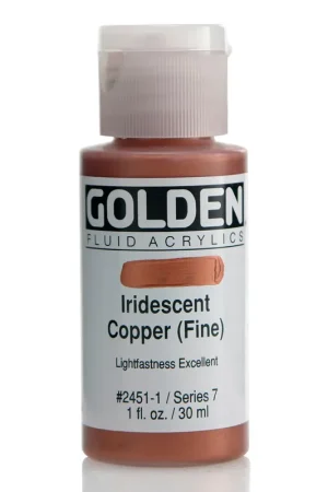 Golden fluid acrylics 30ml – S7 – 2451 iridescent copper fine Nu Kopen
