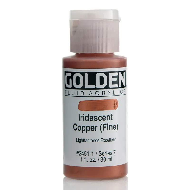 Golden fluid acrylics 30ml – S7 – 2451 iridescent copper fine Nu Kopen