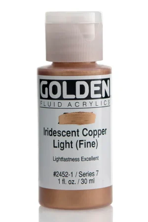 Golden fluid acrylics 30ml – S7 – 2452 iridescent copper light (fine) Goedkoop
