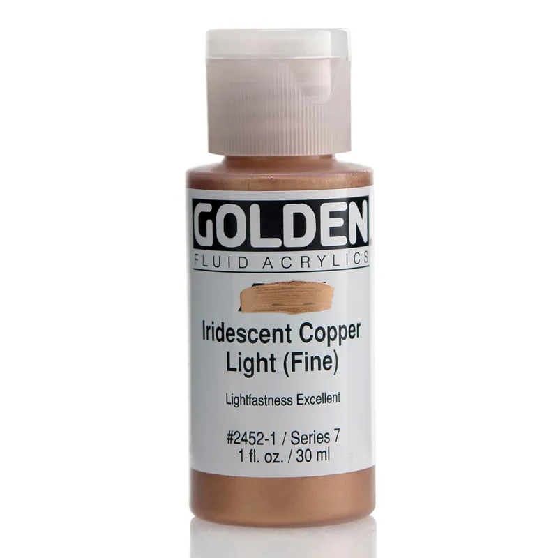 Golden fluid acrylics 30ml – S7 – 2452 iridescent copper light (fine) Goedkoop