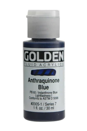 Hoge Kwaliteit Golden fluid acrylics 30ml – S7 – 2005 anthraquinone blue