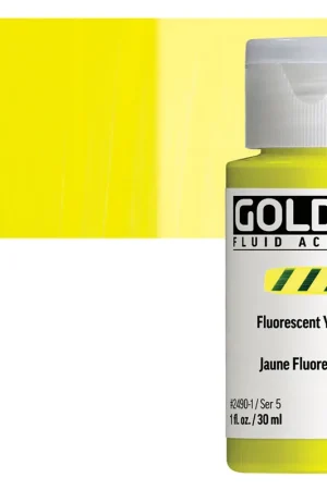 Golden fluid acrylics 30ml – S5 – 2490 fluorescent yellow Aanbieding
