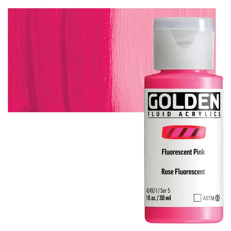 Koop Online Golden fluid acrylics 30ml – S5 – 2492 fluorescent pink
