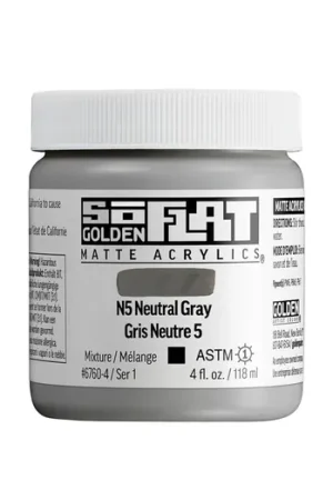 Golden so flat matte acrylics 118ml – S2 – 6760- N5 Neutral grey Voordeelprijs