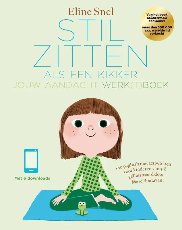 Stilzitten als een kikker Op = Op
