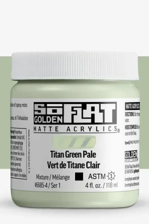 Golden so flat matte acrylics 118ml – S3 – 6685 Titan green pale Gecertificeerd