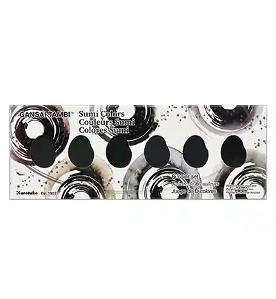 Gansai Tambi – set sumi colors Beperkte Voorraad