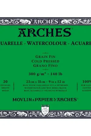 Arches cold pressed 300gr 4-zijde 23 x 31 Voordeelprijs