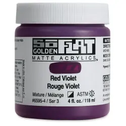 Op = Op Golden so flat matte acrylics 118ml – S3 – 6595 red violet