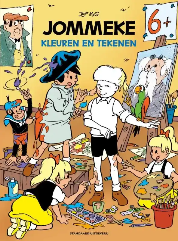 Jommeke Kleuren en tekenen Laatste Versie