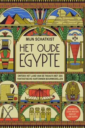 Ontdek het land van de Farao's met zes fantastische kartonnen bouwmodellen Hoge Kwaliteit