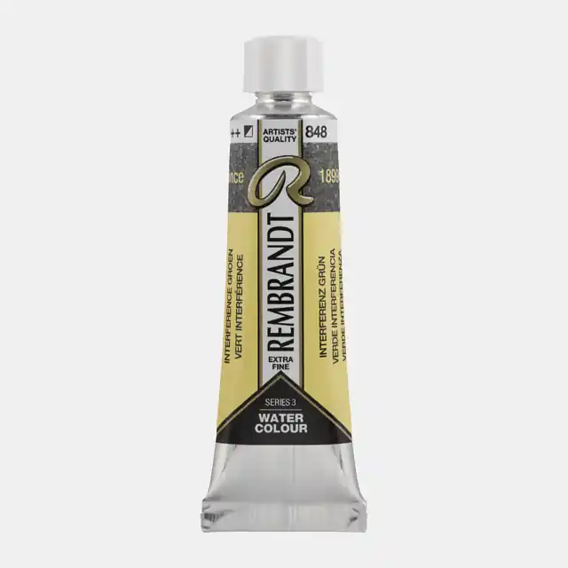 Rembrandt aquarelverf 10ml S3 – 848 interference groen Meest Verkocht