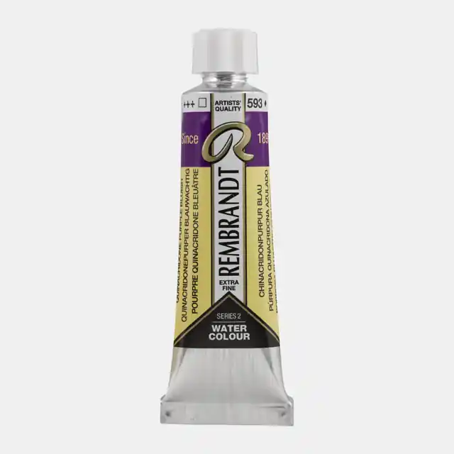 Finale Uitverkoop Rembrandt aquarelverf 10ml S2 – 593 quinacridonepurper blauwachtig