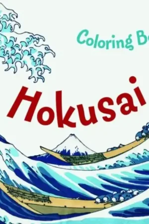 Coloring Book Hokusai Hoge Kwaliteit