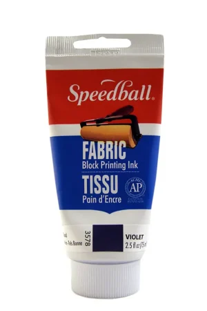 Premium Speedball textiel block printing ink 75ml – 3678 violet