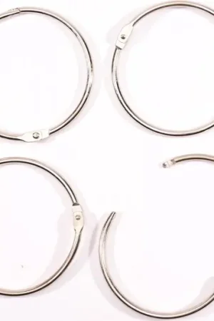 Dagaanbieding Vaessen Creative bindring – 75mm zilver 6 stuks