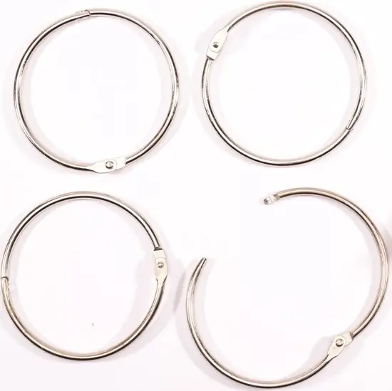 Dagaanbieding Vaessen Creative bindring – 75mm zilver 6 stuks
