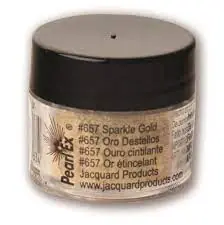 Jacquard pearl ex 3gr – 657 sparkle gold Beperkte Voorraad