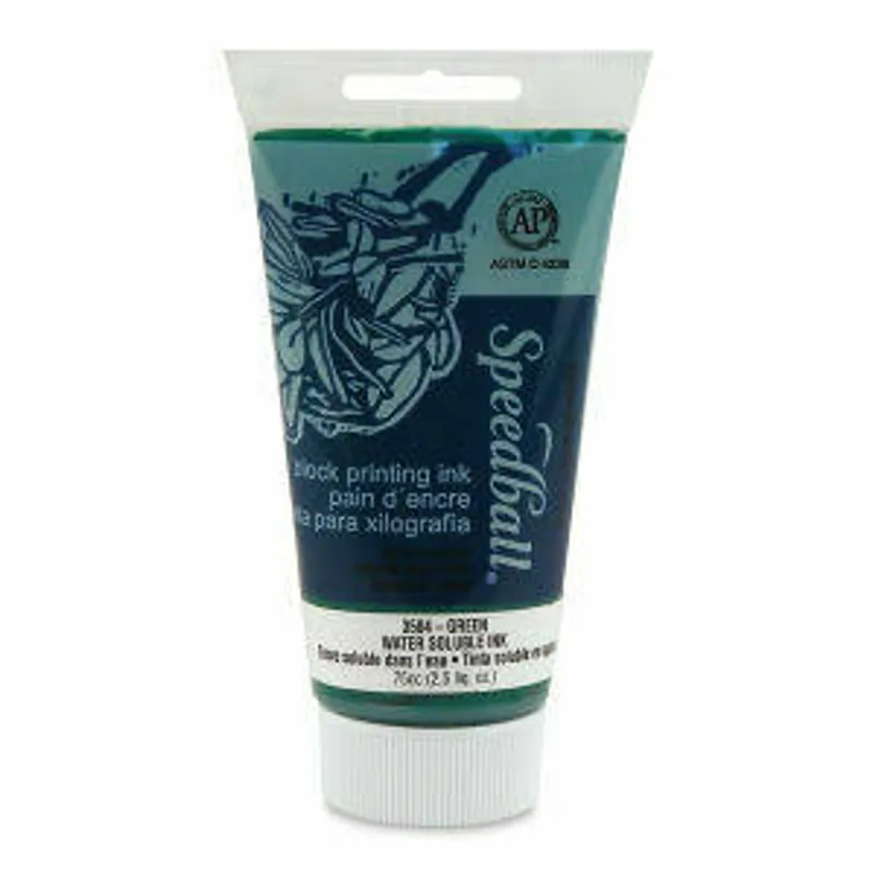 Speedball block printing ink 75ml – 3504 green Dagaanbieding