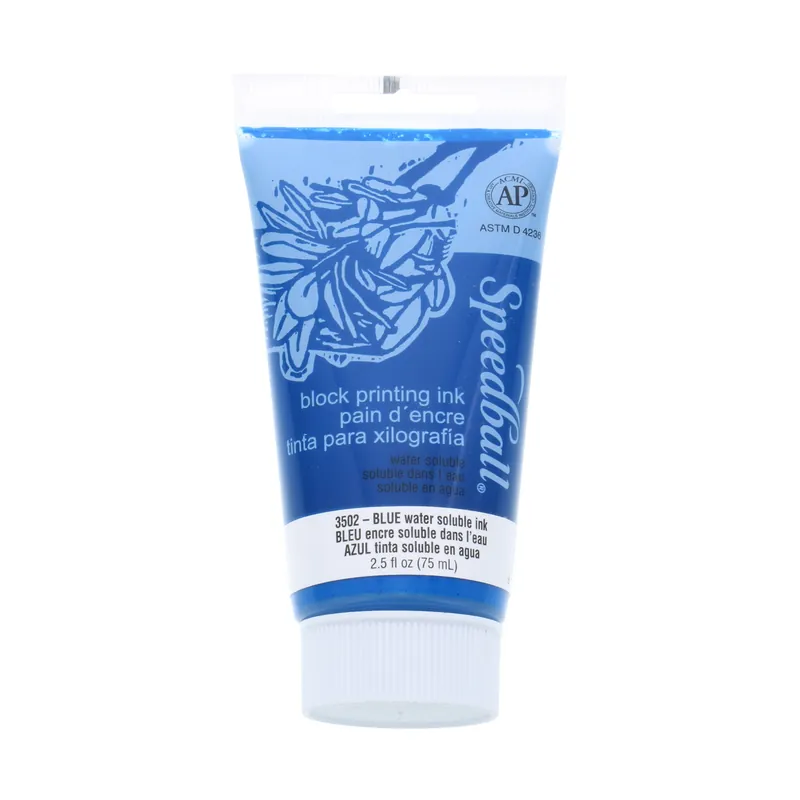 Speedball block printing ink 75ml – 3502 blue Weekendaanbieding