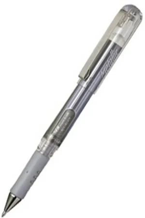 Express Levering Pentel pigment gel inkt zilver 1mm
