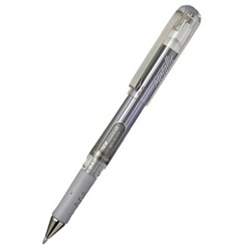 Express Levering Pentel pigment gel inkt zilver 1mm