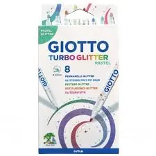 Giotto turbo glitter stiften pastel Weekendaanbieding