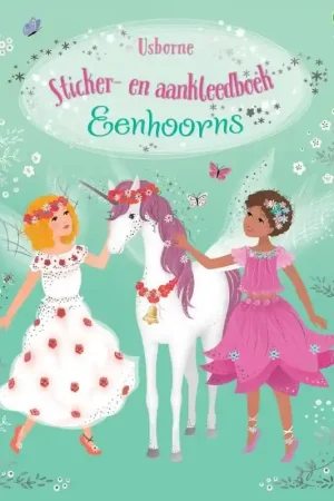 Sticker- en aankleedboek Eenhoorns Rechtstreeks Van De Fabrikant