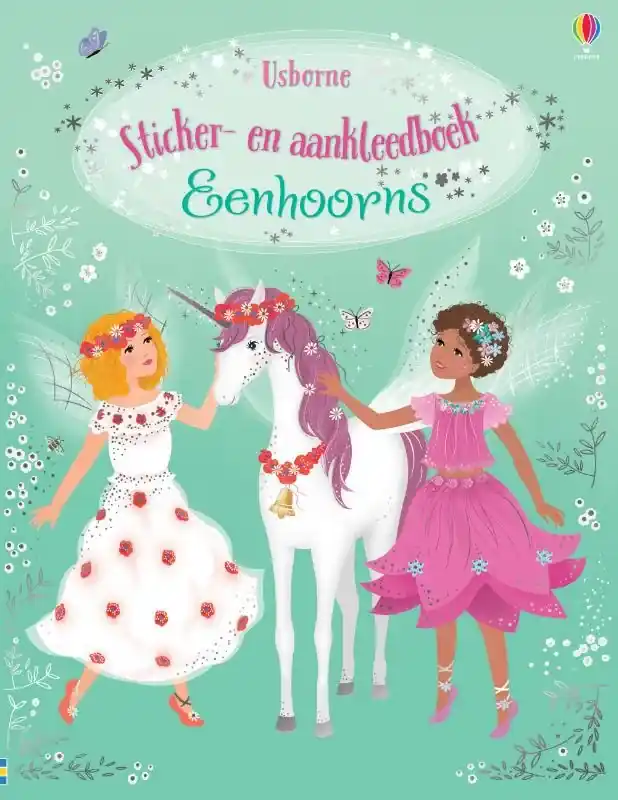 Sticker- en aankleedboek Eenhoorns Rechtstreeks Van De Fabrikant