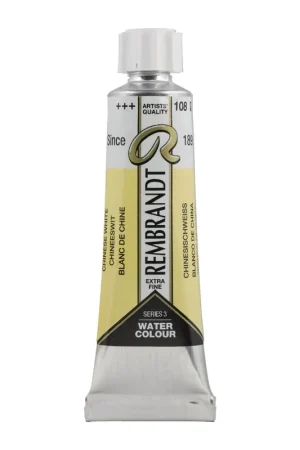 Laatste Versie Rembrandt aquarelverf 10ml S1 – 108 chineeswit