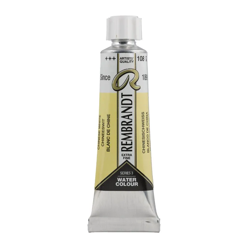 Laatste Versie Rembrandt aquarelverf 10ml S1 – 108 chineeswit