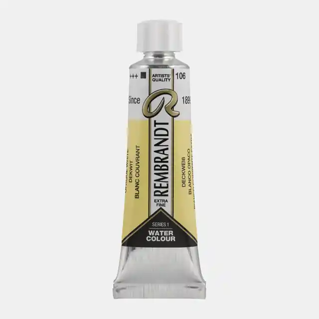 Rembrandt aquarelverf 10ml S1 – 106 dekwit Hoge Kwaliteit