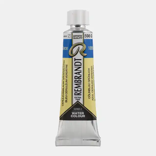 Voordeelprijs Rembrandt aquarelverf 10ml S3 – 598 ceruleum groenachtig