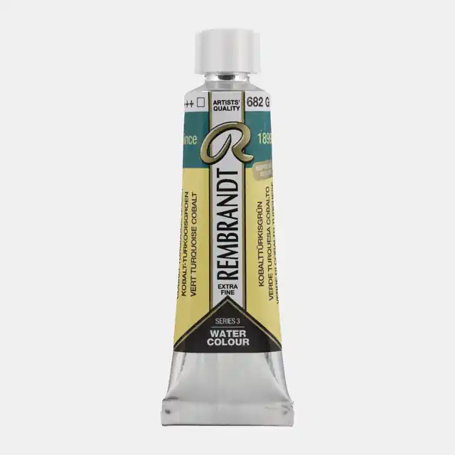 Must-Have Rembrandt aquarelverf 10ml S3 – 682 kobalt turkooisgroen