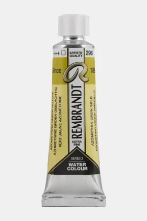 Uitverkoop Rembrandt aquarelverf 10ml S3 – 296 azomethine groen geelachtig