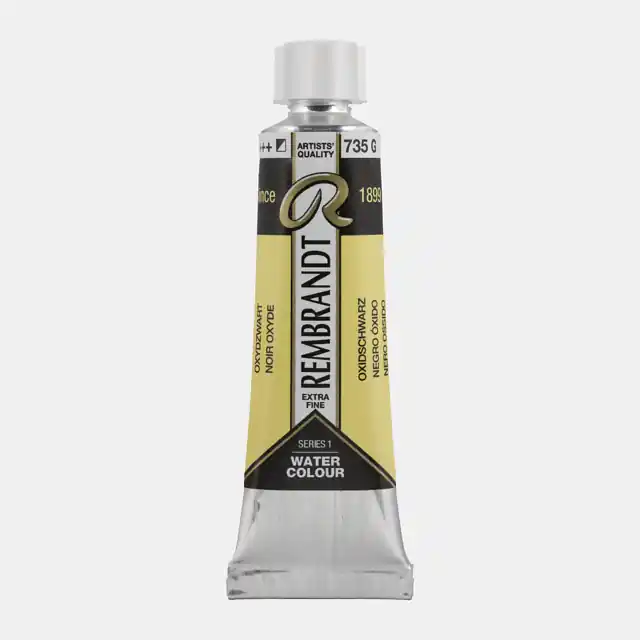 Weekendaanbieding Rembrandt aquarelverf 10ml S1 – 735 oxyde zwart