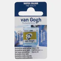 Van Gogh aquarelverf 1/2 napje 296 azomethine groen geel Snelle Levering