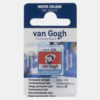 Betaalbaar Van Gogh aquarelverf 1/2 napje 370 permanent roodlicht