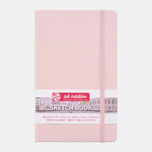ArtCreation schetsboek pastel pink – 13 x 21 Express Levering
