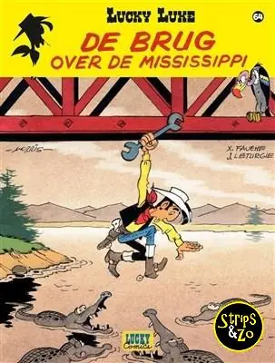 Populair Lucky Luke – Relook 64 – De brug over de Mississippi
