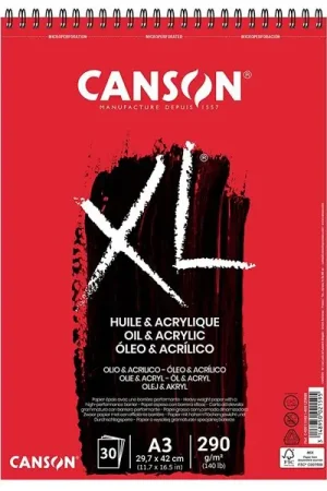 Bestel Nu Canson XL – olie- & acrylpapier A3
