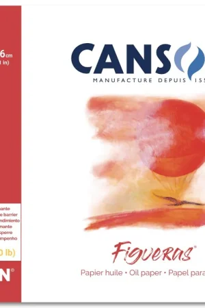 Superprijs Canson Figueras olieverfpapier – 42×59.4 (A2) 1-zijdig verlijmd